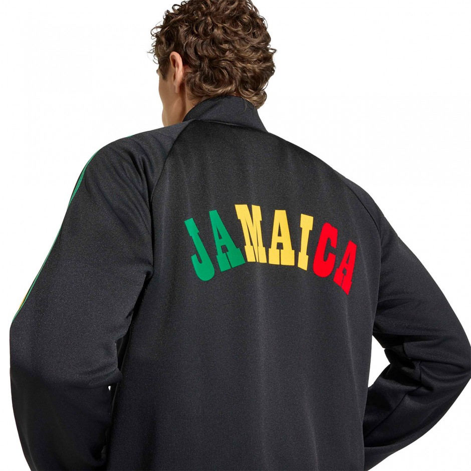 Ανδρική Ζακέτα Μαύρη - adidas Originals Jamaica x Bob Marley