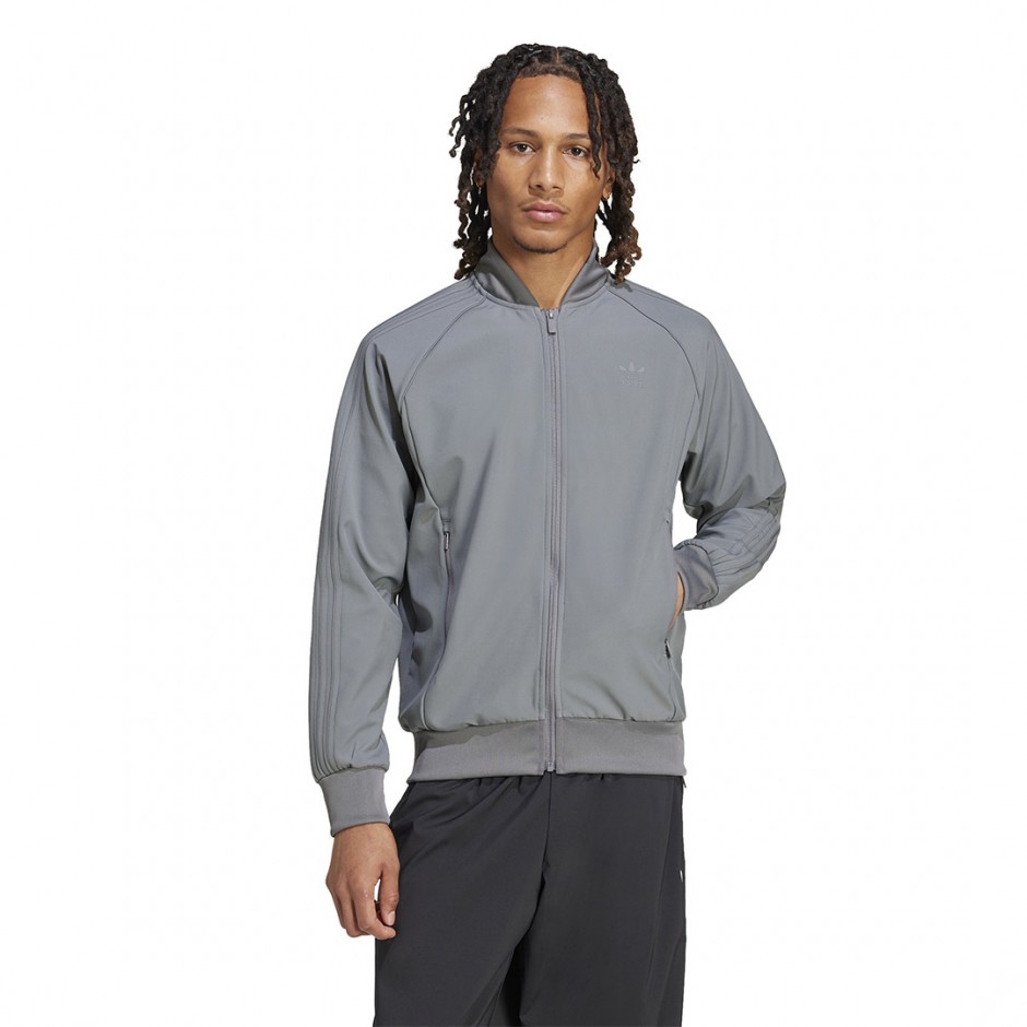 Ανδρική Ζακέτα Ανθρακί - adidas Originals Bonded SST