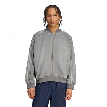 Ανδρική Ζακέτα Γκρι - adidas Originals Adicolor Loose SST