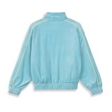 GRIMEY SWARM DC SHOES X GRIMEY VELVET TRACK JACKET GVTJ194-BLU Blue Image 0