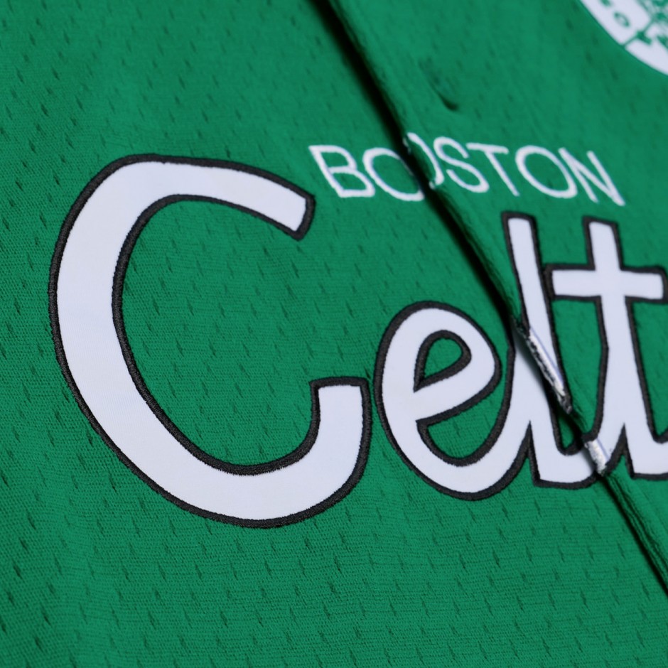 Men's NBA Baseball Jersey Green - Mitchell & Ness Boston Celtics Head Coach