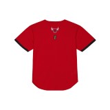 Men's NBA Baseball Jersey Red - Mitchell & Ness Chicago Bulls Head Coach Image 0