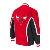 MITCHELL & NESS NBA AUTHENTIC WARM UP JACKET BULLS 92-93 AWJKGS18054-CBUSCAR92-SCARLET Red Image 0