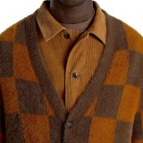 Ανδρική Ζακέτα Καφέ - Vans Canfield Checkerboard Εικόνα 2