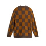 Ανδρική Ζακέτα Καφέ - Vans Canfield Checkerboard Εικόνα 5