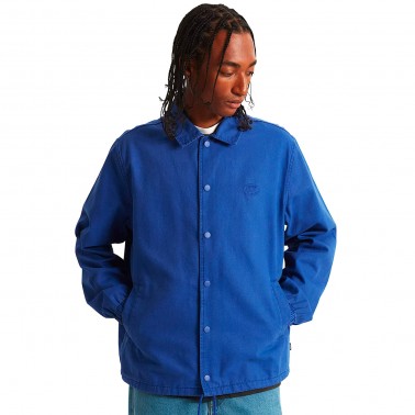Men's Jacket Royal Blue - Vans Torrey Pigment Canvas Coaches