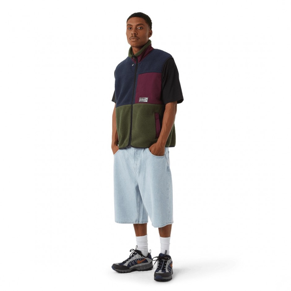 HUF SONOMA HIGH PILE VEST JK00444-MULTI Colorful