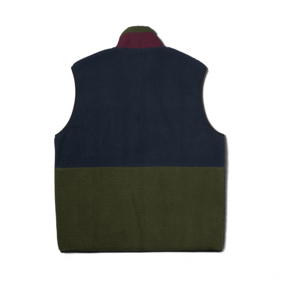 HUF SONOMA HIGH PILE VEST JK00444-MULTI Colorful
