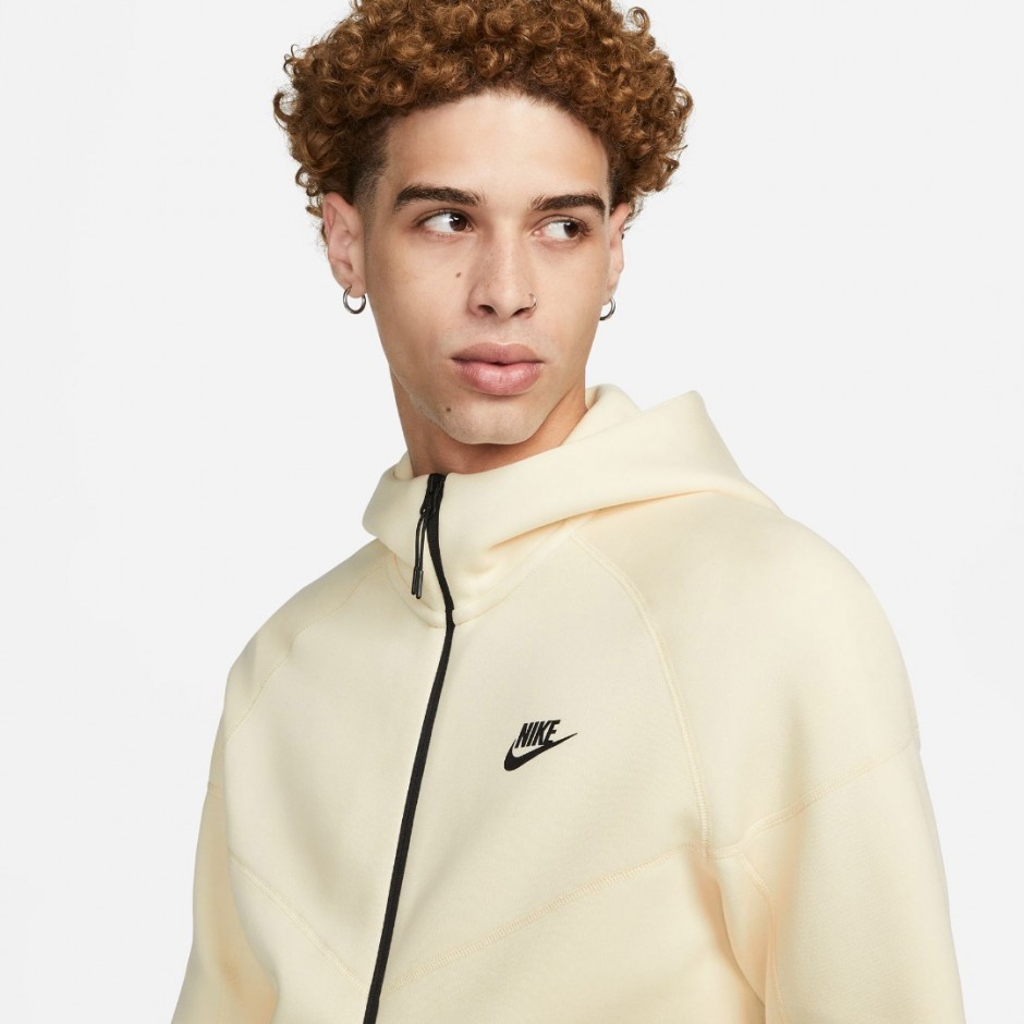 Nike Sportswear Tech Fleece Windrunner Εκρού - Ανδρική Ζακέτα