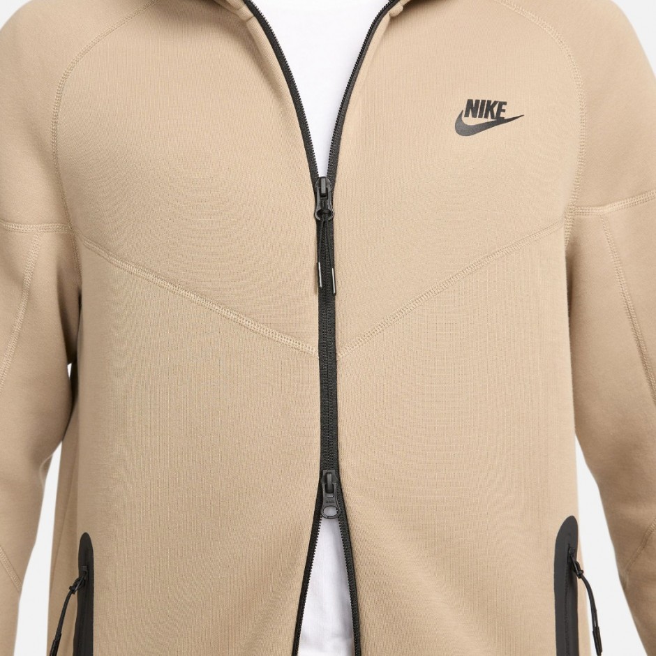 Nike Sportswear Tech Fleece Windrunner Μπέζ - Ανδρική Ζακέτα
