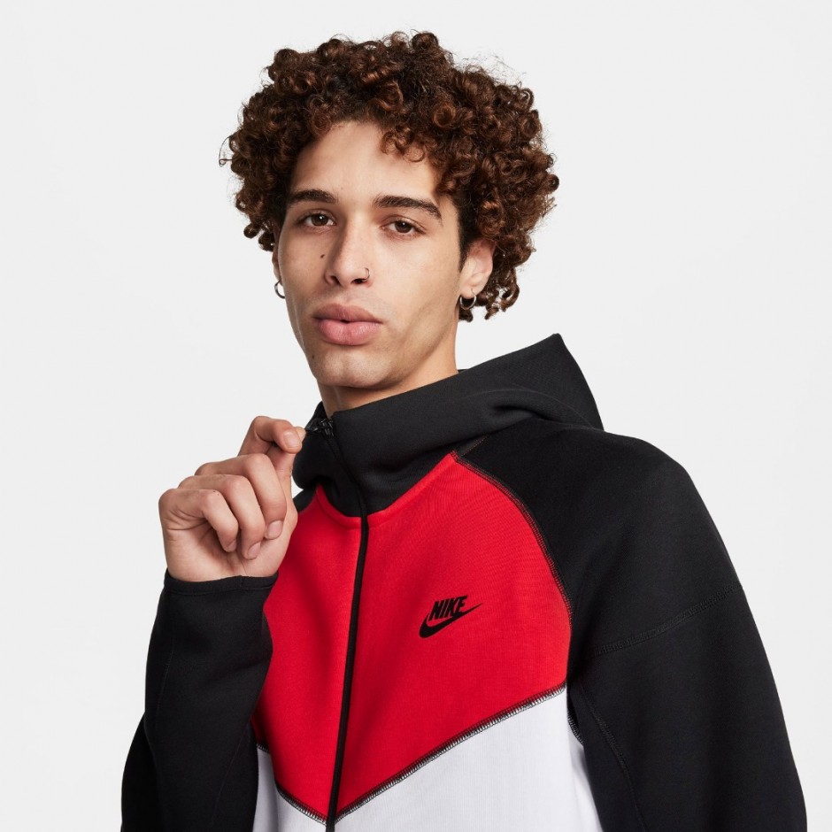 Nike Sportswear Tech Fleece Windrunner Πολύχρωμο - Ανδρική Ζακέτα Με Κουκούλα