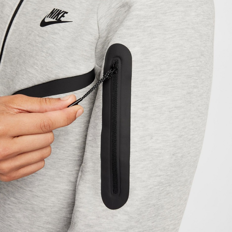 NIKE M NK TCH FLC FZ WR HOODIE HV0949-063 Grey