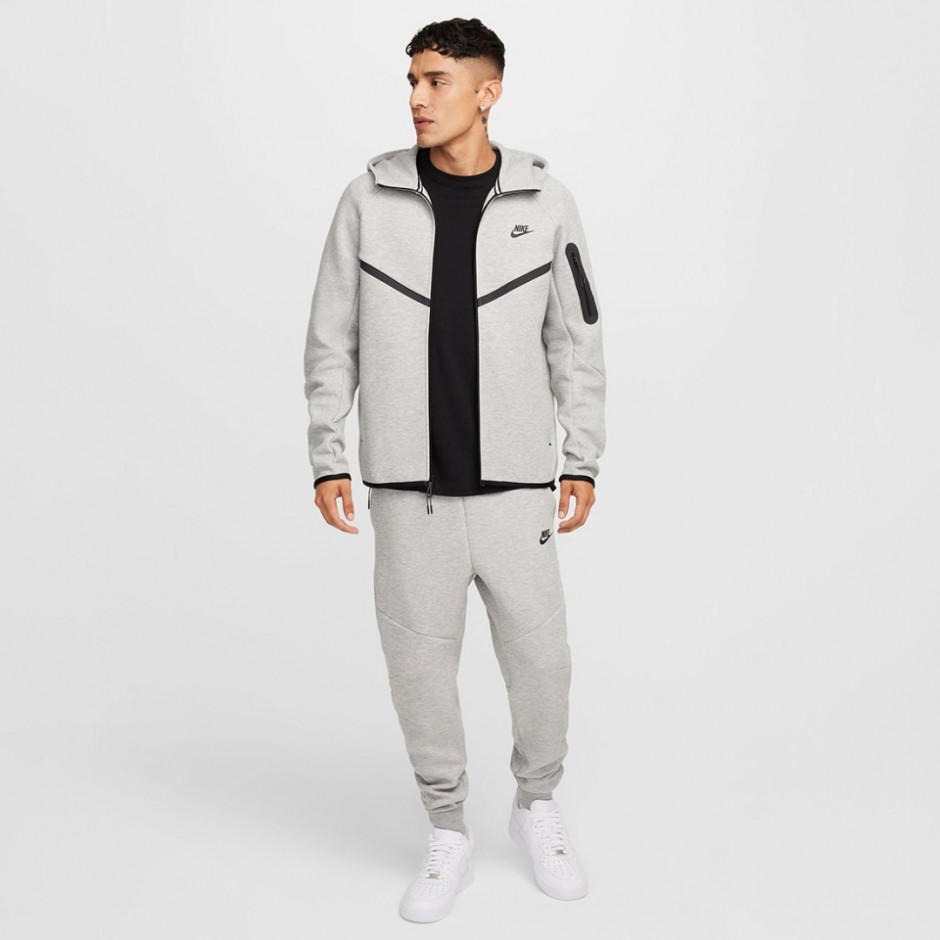 NIKE M NK TCH FLC FZ WR HOODIE HV0949-063 Grey