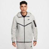 NIKE M NK TCH FLC FZ WR HOODIE HV0949-063 Grey Image 