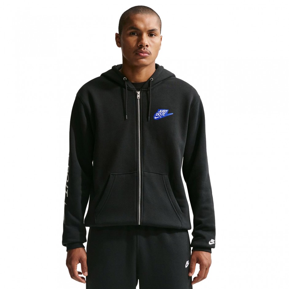 Men's Hoodie Black - Nike Sportswear Club