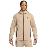 Nike Sportswear Tech Fleece Windrunner Μπέζ - Ανδρική Ζακέτα Εικόνα 