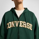 CONVERSE RETRO FULL ZIP HOODIE 10027083-A03 Pine Image 1