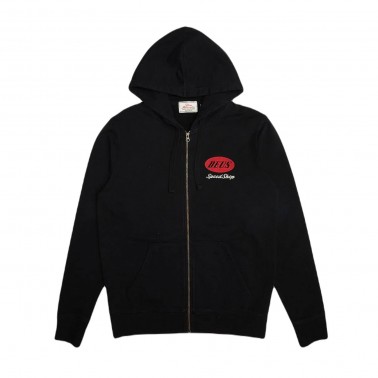 Ανδρική Ζακέτα DEUS TIN-LIZZIE ZIP HOODIE Μαύρο DMF228395-BLK 