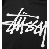 STUSSY BASIC STUSSY ZIP HOOD 1974567-BLACK Μαύρο Εικόνα 2