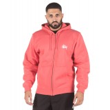 STUSSY BASIC STUSSY ZIP HOOD 1974567-PALE RED Κοραλί Εικόνα 