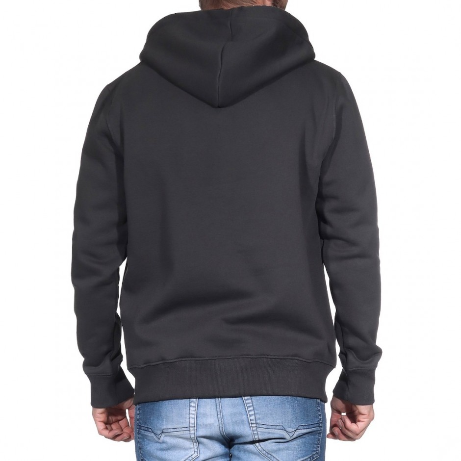 ALPHA INDUSTRIES BASIC ZIP HOODY SL 118342-684 Coal