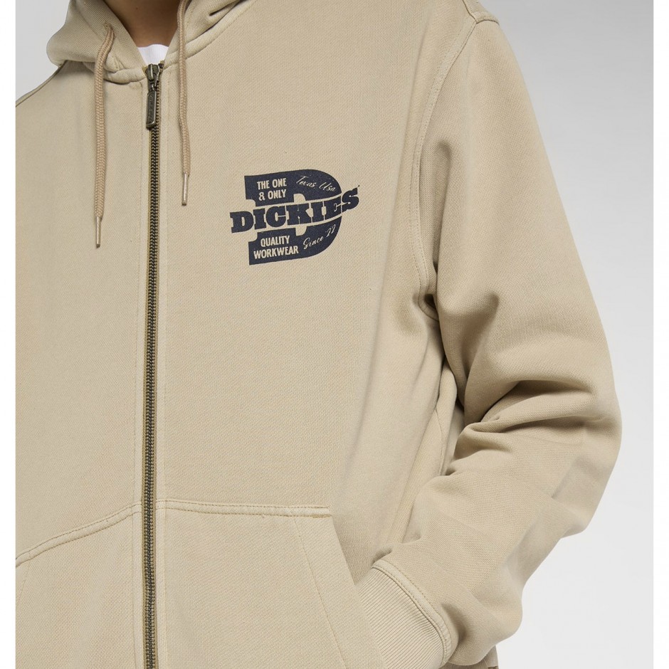 DICKIES MINDEN ZIPPED HOODIE DK0A8DN5DS0-DS0 Beige
