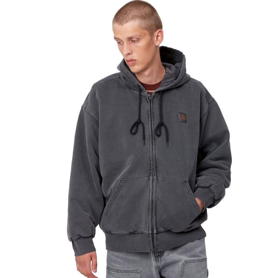 CARHARTT WIP HOODED VISTA JACKET I029524-26XX Black - Sneakercage.gr