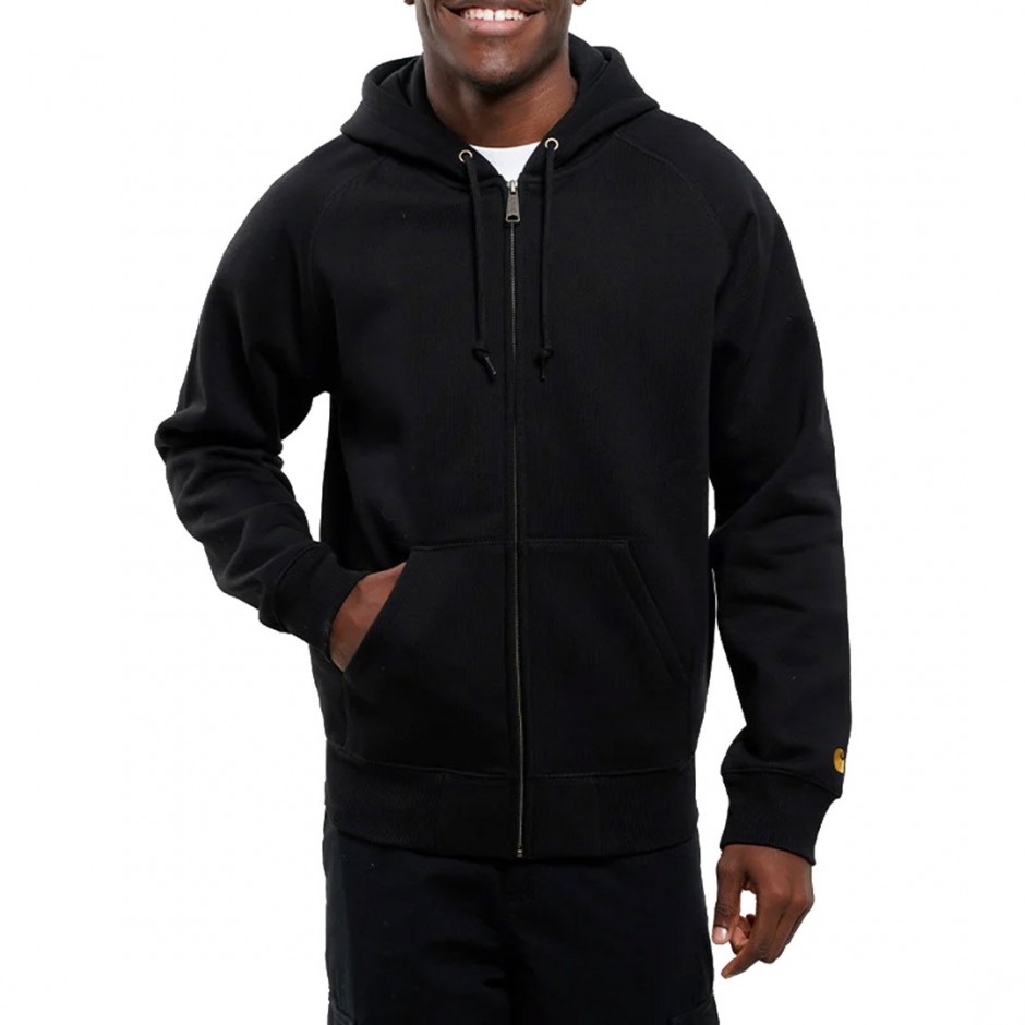 Ανδρική Ζακέτα Μαύρη - Carhartt WIP Hooded Chase