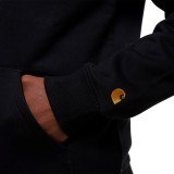 Ανδρική Ζακέτα Μαύρη - Carhartt WIP Hooded Chase Εικόνα 3