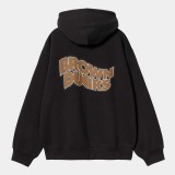 Ανδρική Ζακέτα Μαύρη - Carhartt WIP Hooded Brown Ducks Εικόνα 0