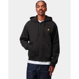 CARHARTT WIP HOODED AMERICAN SCRIPT JACKET I033063-89XX Black Image 1