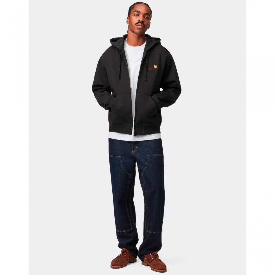 CARHARTT WIP HOODED AMERICAN SCRIPT JACKET I033063-89XX Black