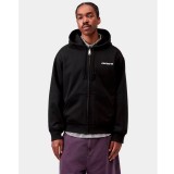 Ανδρική Ζακέτα Μαύρη - Carhartt WIP Hooded Archive Lines Εικόνα 1
