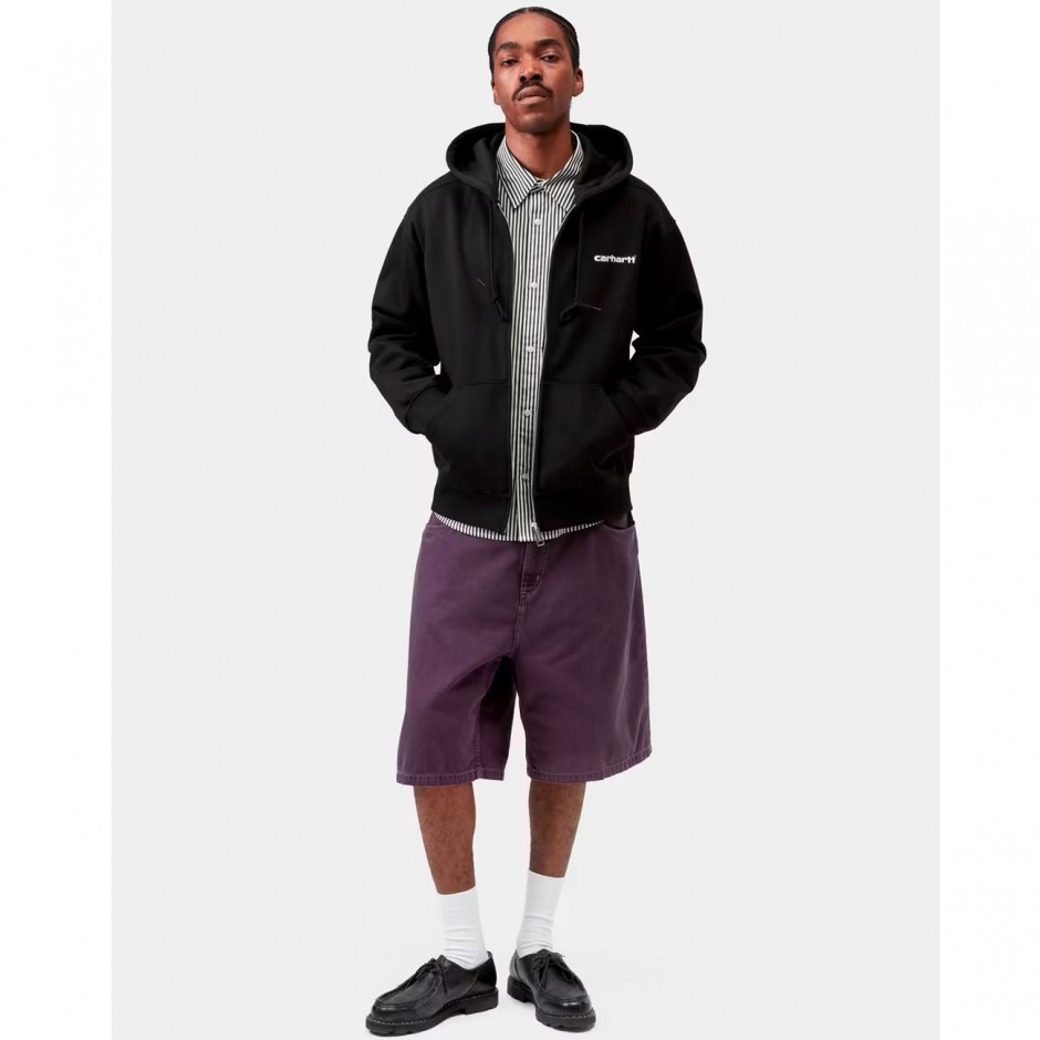 Ανδρική Ζακέτα Μαύρη - Carhartt WIP Hooded Archive Lines