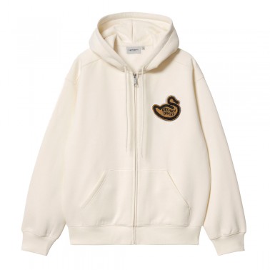 Ανδρική Ζακέτα Εκρού - Carhartt WIP Hooded Brown Ducks