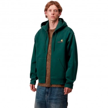 CARHARTT WIP HOODED AMERICAN SCRIPT JACKET I033063-05AXX Pine