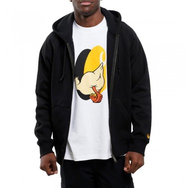 Ανδρική Ζακέτα Μαύρη - Carhartt WIP Hooded Chase