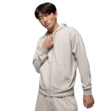 JORDAN BROOKLYN FLEECE FULL ZIP HOODIE FV7289-050 Grey Image 