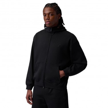 Men's Full-Zip Hoodie Black - Jordan Sport Hoop Fleece