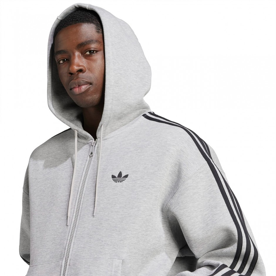 Ανδρική Ζακέτα Γκρι - adidas Originals Adicolor Spacer Oversized