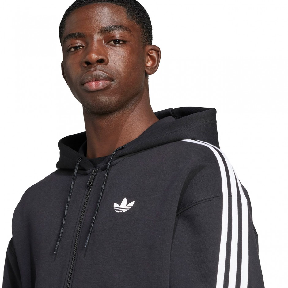 Ανδρική Ζακέτα Μαύρη - adidas Originals Adicolor Spacer Oversized