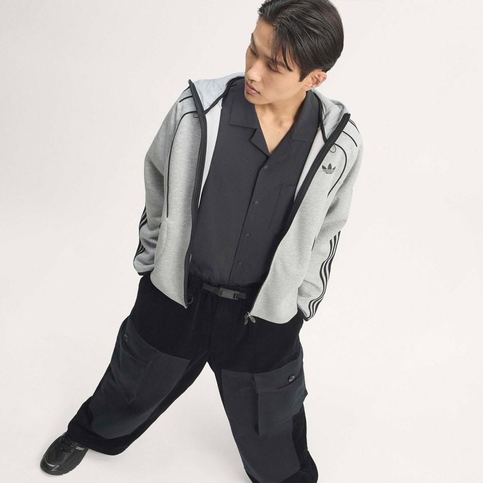 Ανδρική Ζακέτα Γκρι - adidas Originals Spacer Teamgeist 26 Cutline
