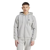 Ανδρική Ζακέτα Γκρι - adidas Originals Trefoil Essentials Εικόνα 