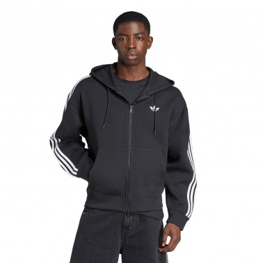 Ανδρική Ζακέτα Μαύρη - adidas Originals Adicolor Spacer Oversized