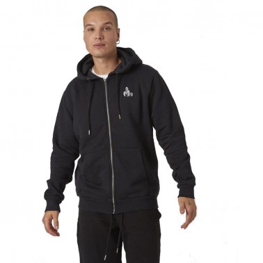 THAT GORILLA BRAND VIRUNGA GORILLA ZIP HOODY TGB3006-BLACK Black