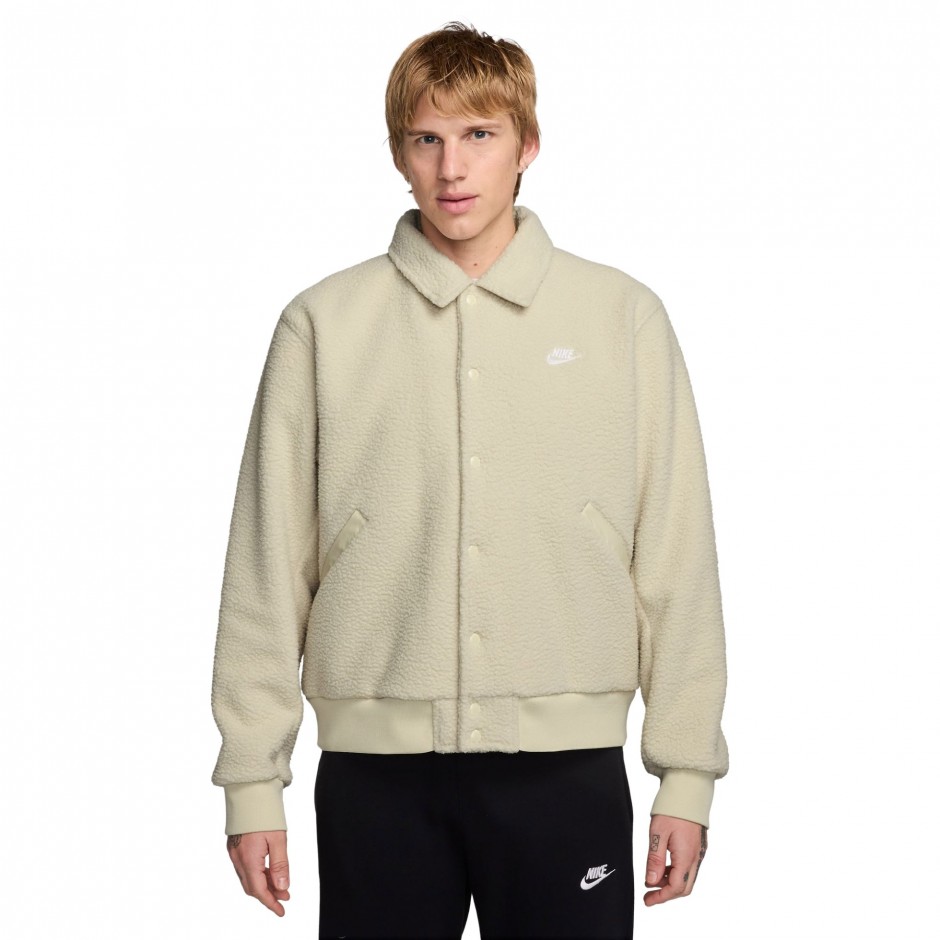 NIKE M NK CLUB SHERPA COACHES JKT HV1429-297 Beige
