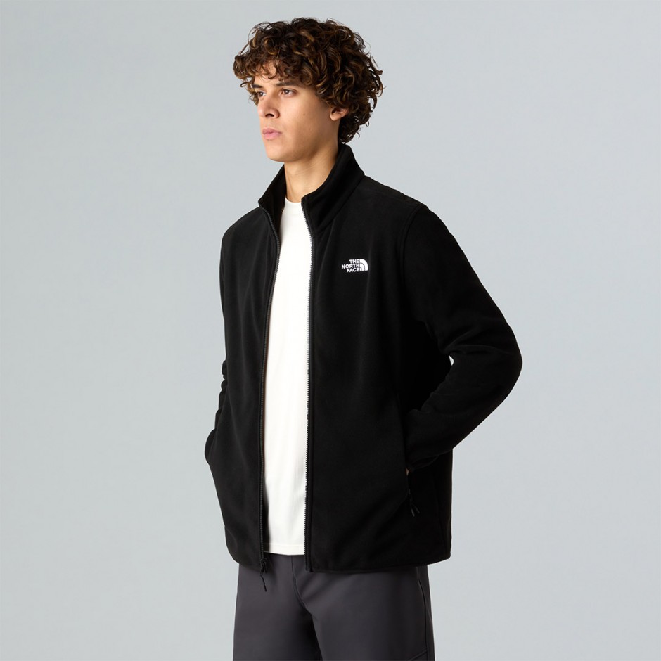Ανδρική Ζακέτα Μαύρη - The North Face Glacier Full-Zip Fleece