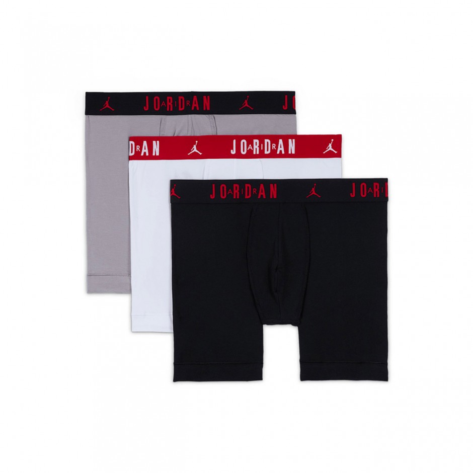 JORDAN JHM FLIGHT COTTON CORE 3PK BB JM0622-F66 White-Black