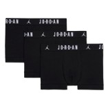 Ανδρικά Εσώρουχα Μποξεράκια Μαύρα - Jordan Flight Cotton Boxer Briefs Εικόνα 