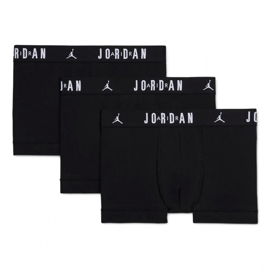 Ανδρικά Εσώρουχα Μποξεράκια Μαύρα - Jordan Flight Cotton Boxer Briefs